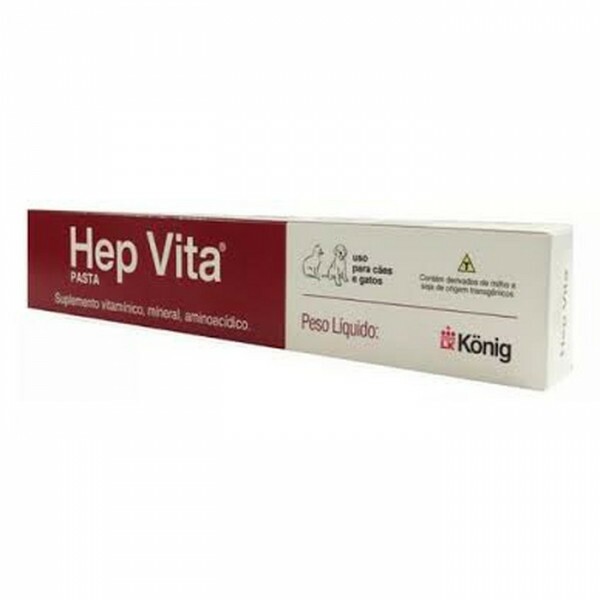 Suplemento Konig Hep Vita para Cães e Gatos - 15g
