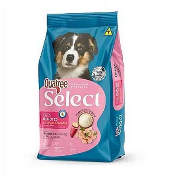 Ração Quatree Select Cães Filhotes Raças Médias e Grandes  15KG
