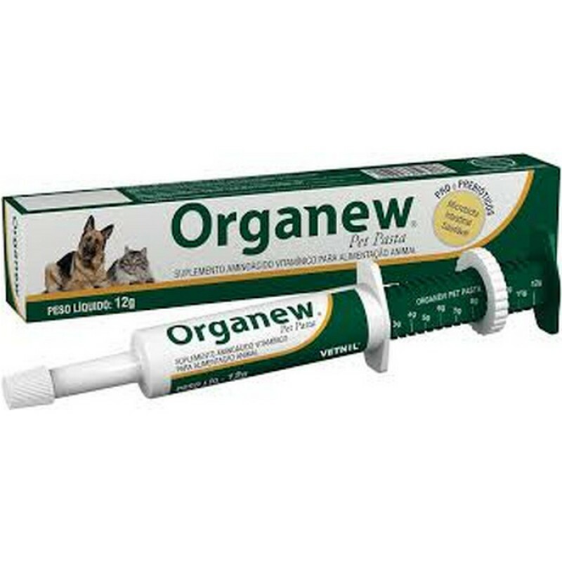 Organew Pet Pasta para Cães e Gatos 12g
