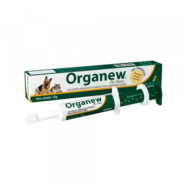 Organew Pet Pasta para Cães e Gatos 12g