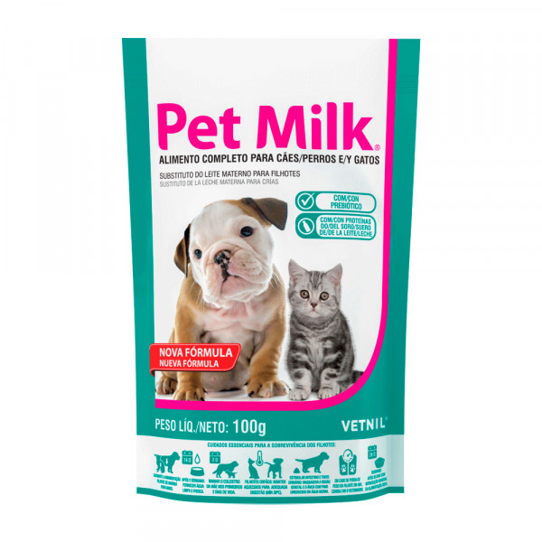 Pet Milk Sachê Cães e Gatos Filhotes Vetnil 100 g