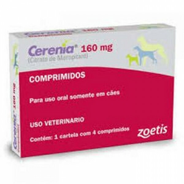 Cerenia Zoetis 160mg 4 Comprimidos