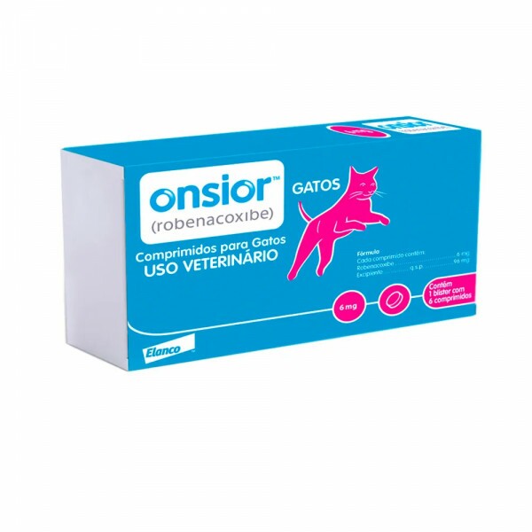 Onsior 6mg Anti-inflamatório para Gatos 6 comprimidos
