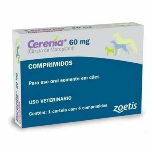 Cerenia Zoetis 60mg 4 Comprimidos