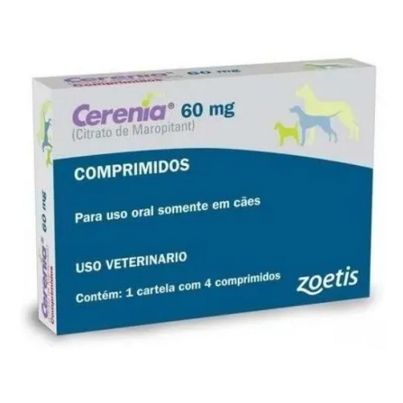 Cerenia Zoetis 60mg 4 Comprimidos