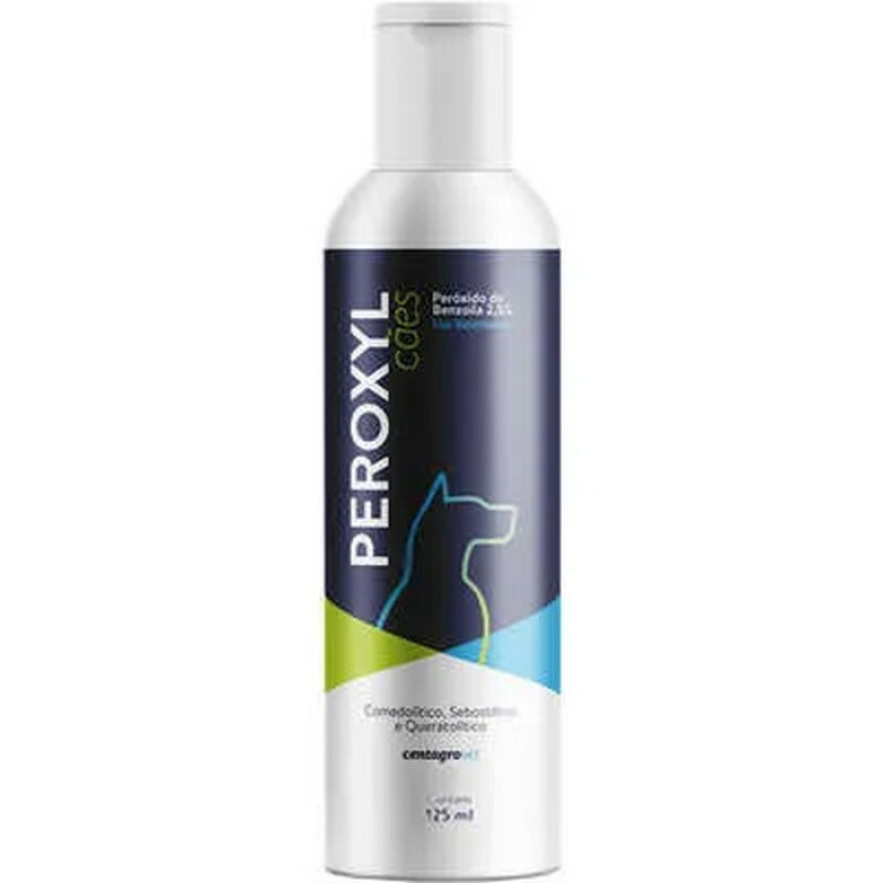 SHAMPOO PEROXIDO DE BENZOILA 2,5 % PEROXYL CENTAGRO 125 ML