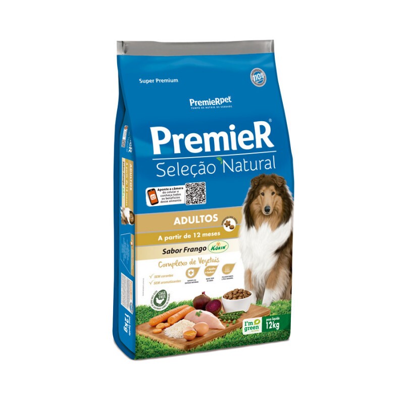 Premier Seleção Natural para Cães Adultos 12 KG