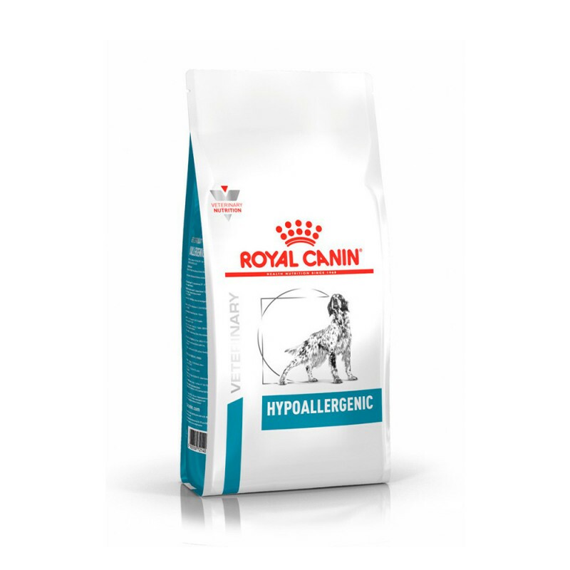 Ração Seca Royal Canin Veterinary Diet Hypoallergenic para Cães Adultos com Sensibilidades Alimentares 10,1 KG - UN