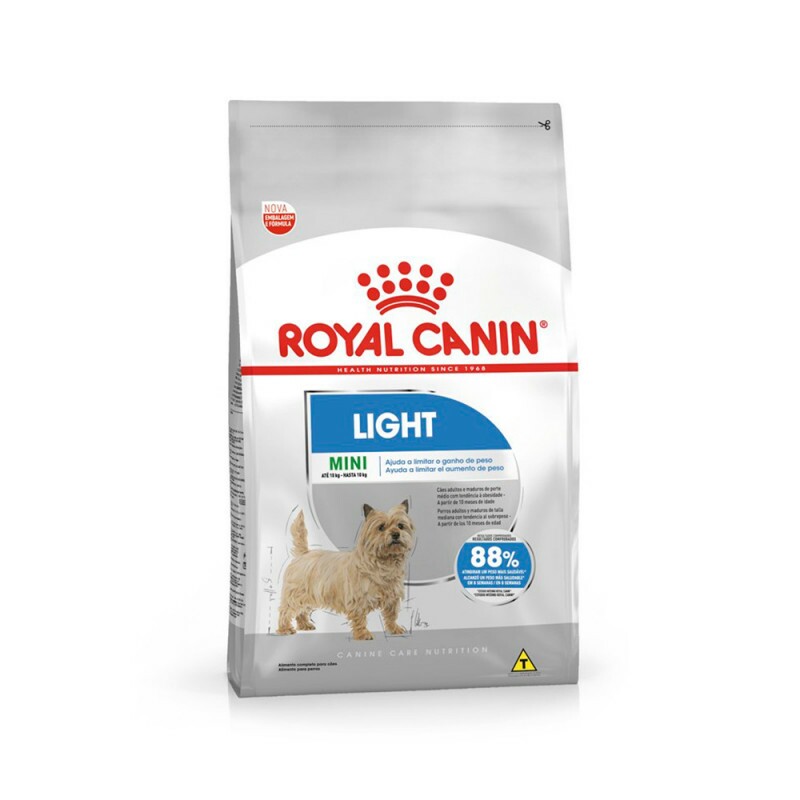 Ração Royal Canin Mini Light Cães Adultos 7,5KG 