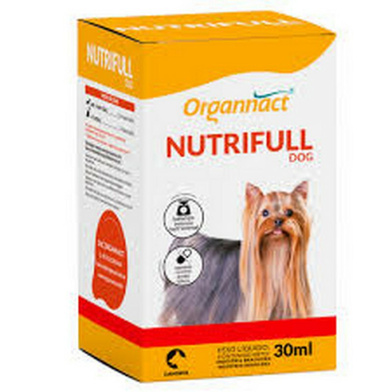 Suplemento Organnact Nutrifull Dog para Cães 30ML