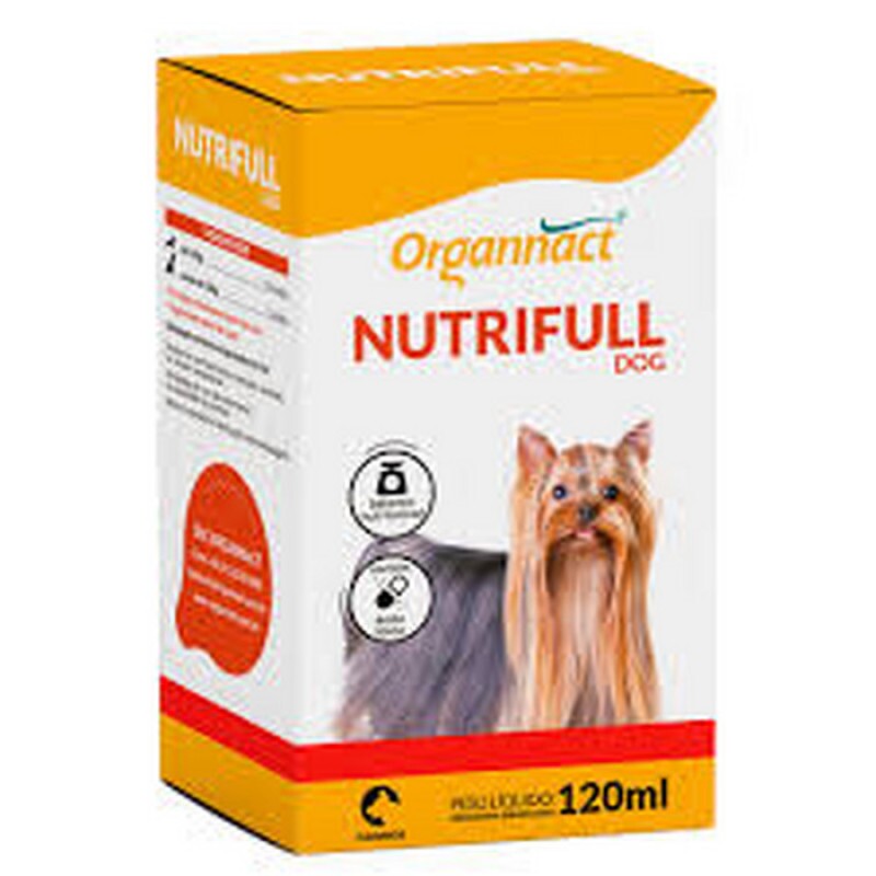 Suplemento Organnact Nutrifull Dog para Cães 120ML