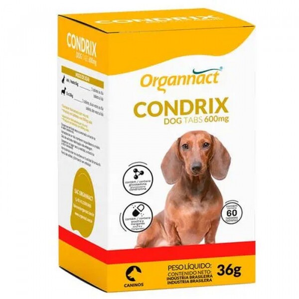 Organnact Condrix Dog Tabs 600mg 60 tabletes 36G