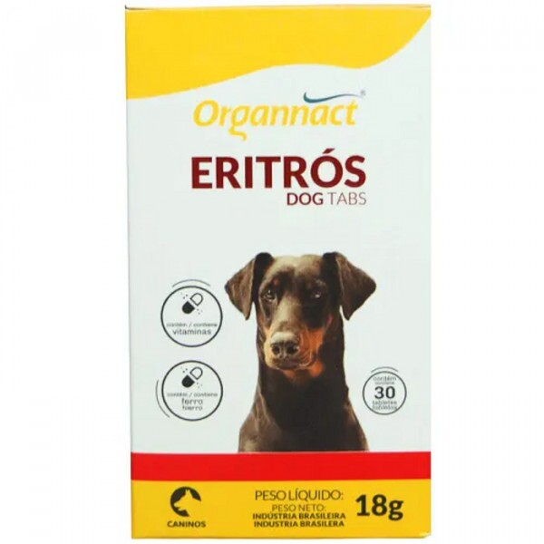 Organnact Eritrós Tabs para Cães 18 g