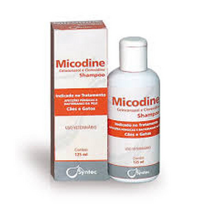 Shampo Syntec Micodine para Cães e Gatos 125ML