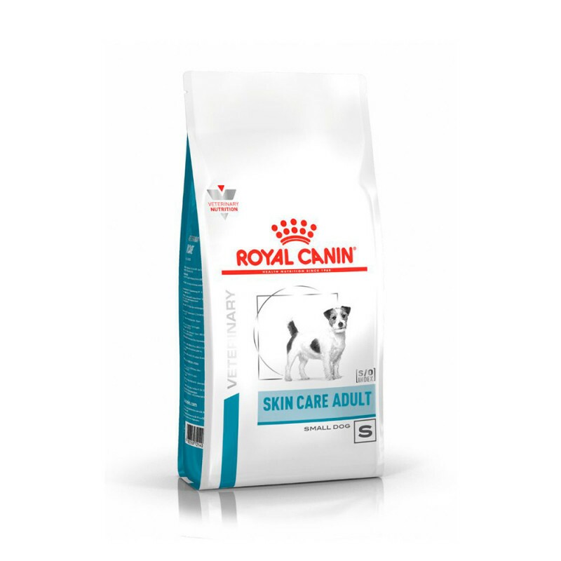 Ração Seca Royal Canin Veterinary Diet Skin Care Small Dog para Cães Adultos de Porte Pequeno com Sensibilidades de Pele 2Kg