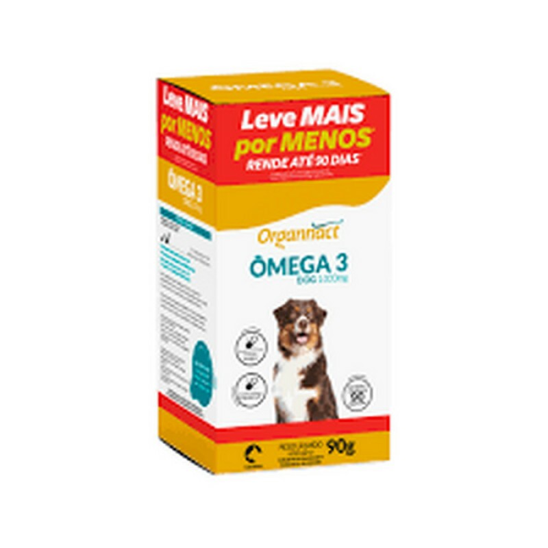 Ômega 3 Dog Organnact 1000mg para Cães