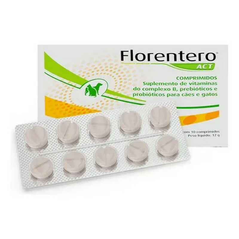 Florentero Act Cães e Gatos Bioctal 10 comprimidos