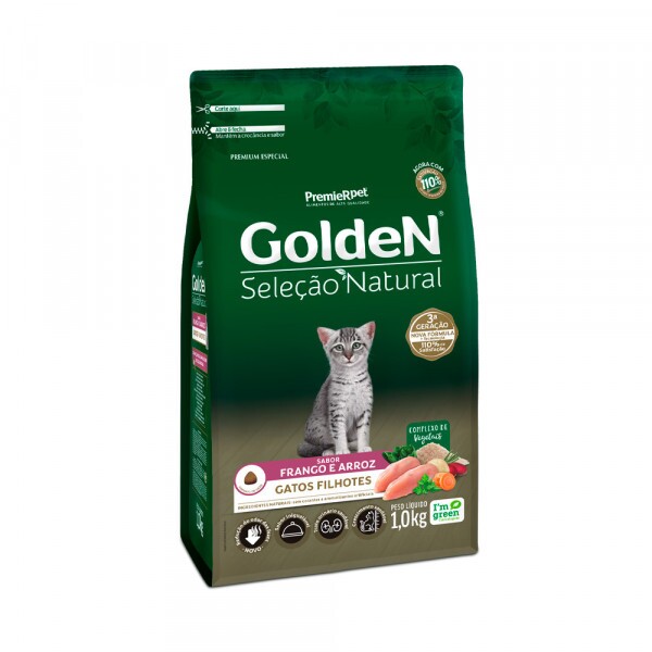 GOLDEN SELECAO NATUR GATOS FILH 1KG