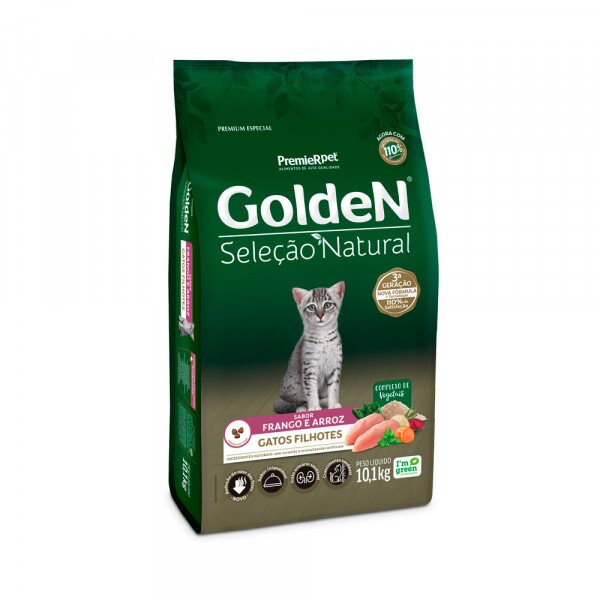 GOLDEN SELECAO NATUR GATOS FILH 10,1 KG