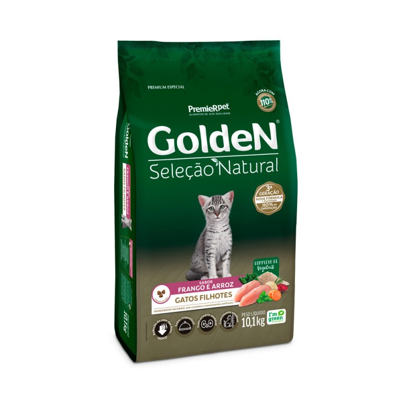 GOLDEN SELECAO NATUR GATOS FILH 10,1 KG