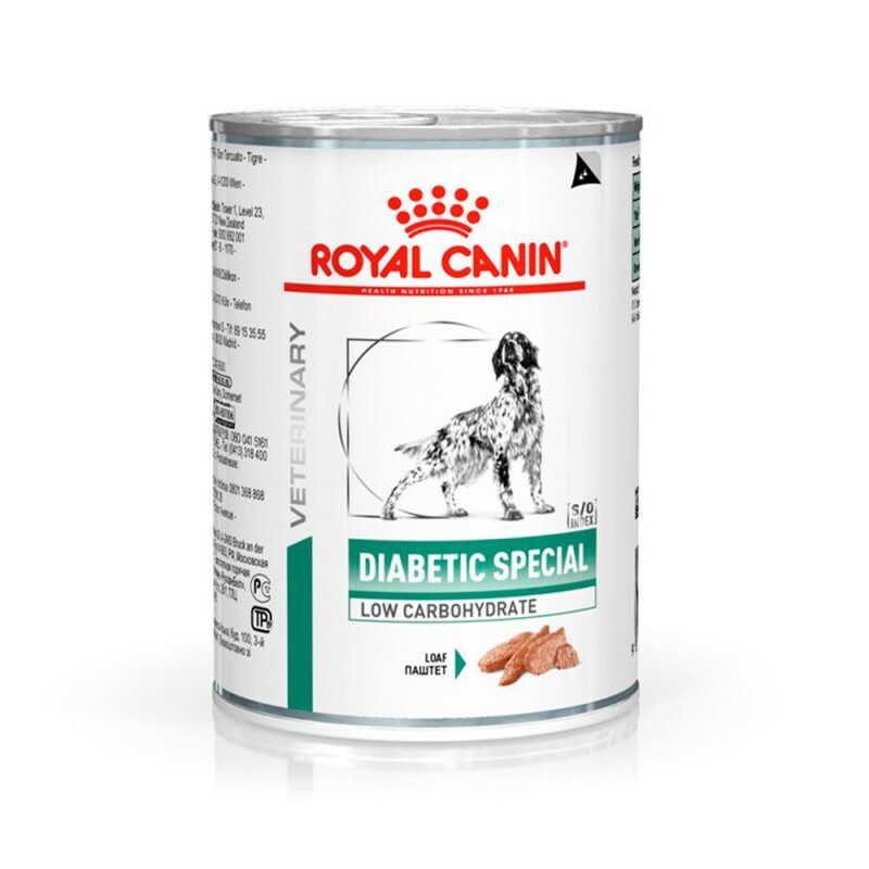 Ração Úmida Royal Canin Lata Veterinary Diet Diabetic para Cães com Diabetes - 410 g