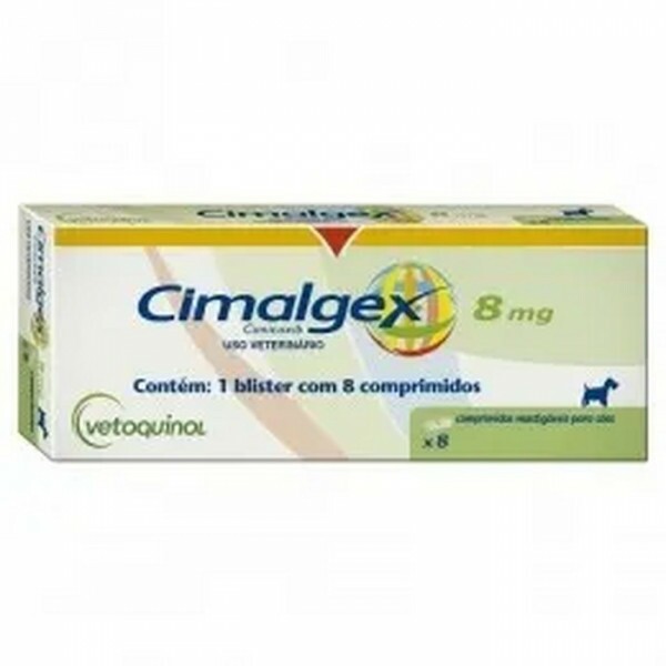 Anti-Inflamatório Vetoquinol Cimalgex Cimicoxib 8 Comprimidos 8 MG 