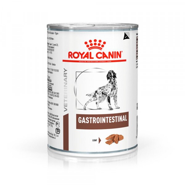 Ração Úmida Royal Canin Veterinary Diet Gastrointestinal para Cães Adultos com Sensibilidades Gastrointestinais - 400 g