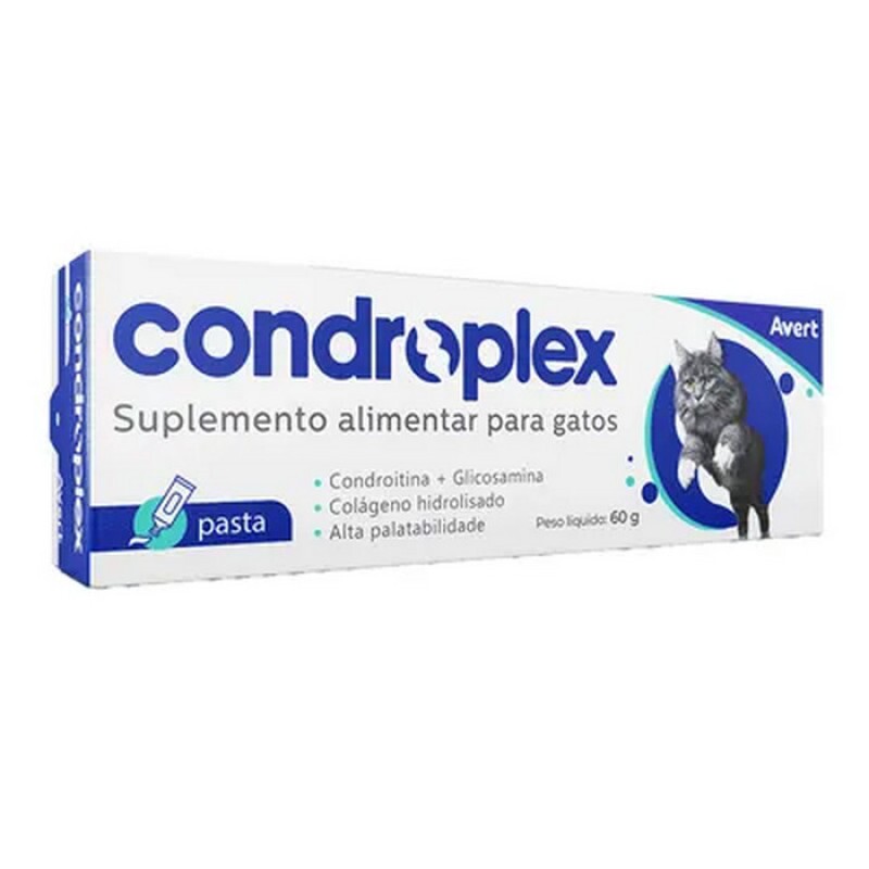 Suplemento Alimentar Condroplex Pasta para Gatos 60 g