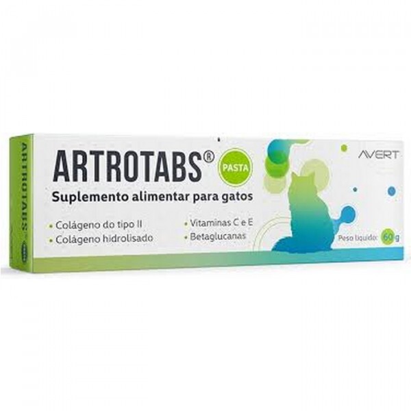 Suplemento Avert Artrotabs Pasta para Gatos 60g