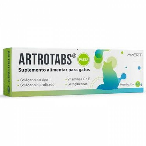 Suplemento Avert Artrotabs Pasta para Gatos 60g