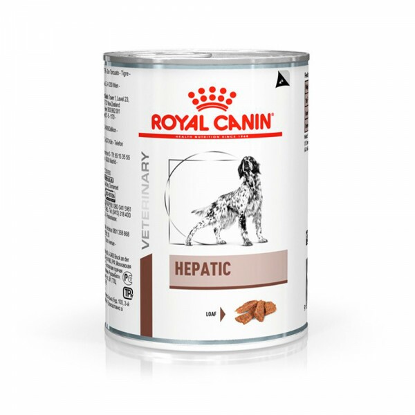 Ração Úmida Royal Canin Lata Veterinary Diet Hepatic para Cães com Insuficiência Hepática Crônica - 420 g