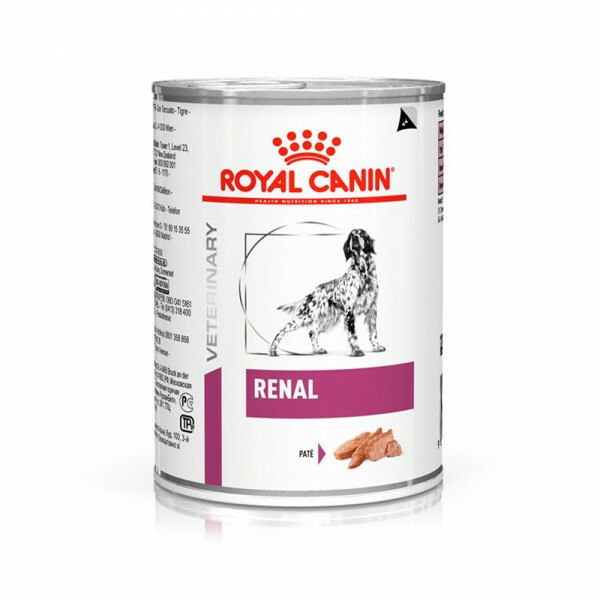 Ração Úmida Royal Canin Veterinary Diet Renal para Cães com Insuficiência Renal Crônica - 410 g