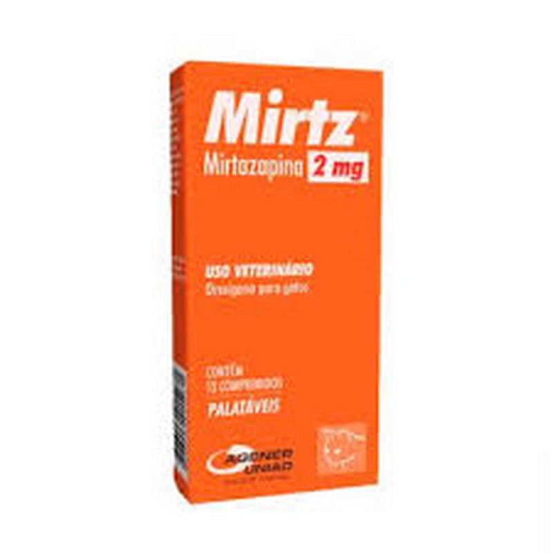 Mirtz Agener União 2 mg com 12 Comprimidos para Gatos