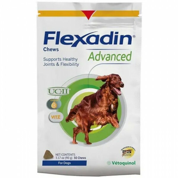 Suplemento para Cães Flexadin Advanced Vetoquinol 30 tabletes 90 G