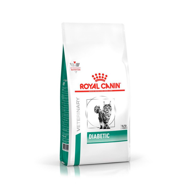 Ração Seca Royal Canin Veterinary Diet Diabetic para Gatos Adultos com Diabetes - 1,5 Kg
