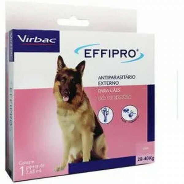 Antipulgas e Carrapatos Effipro Cães 20 a 40kg 1 pipeta