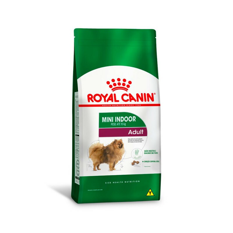 Ração Seca Royal Canin Mini Indoor Adult para Cães Adultos de Porte Pequeno 1KG - UN