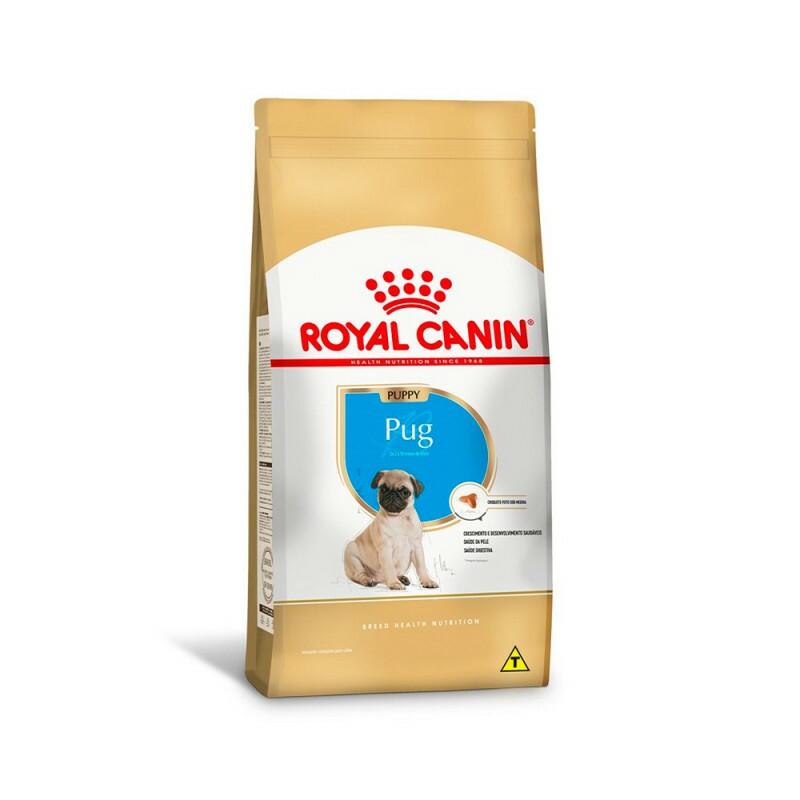 Ração Royal Canin Puppy para Cães Filhotes da Raça Pug 2,5KG - UN