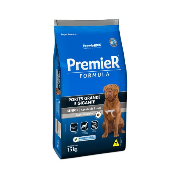 Ração Premier Formula Cães Sênior Raças Grandes 15 KG