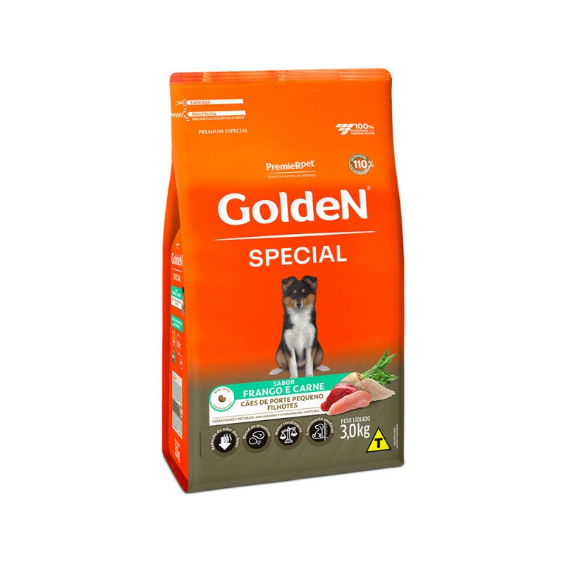 GOLDEN SPECIAL CAES FILHOTES PEQ PORTE 3 KG