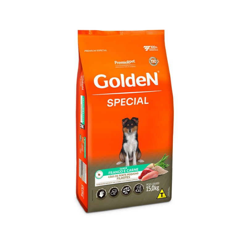 GOLDEN SPECIAL CAES FILHOTES PEQ PORTE 15 KG