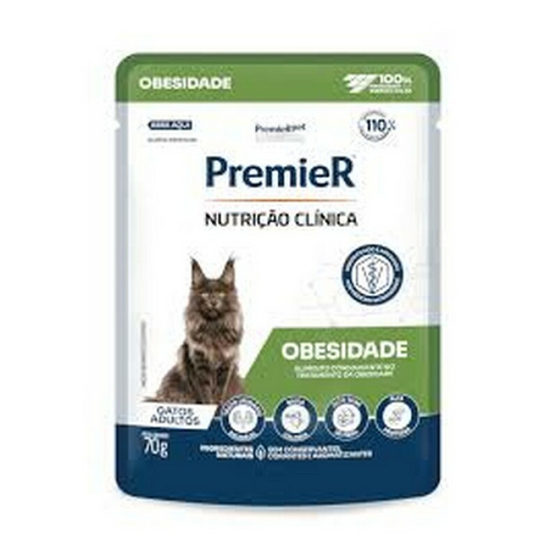 PREMIER NUTRIÇÃO SACHÊ GATOS OBESIDADE 70 g