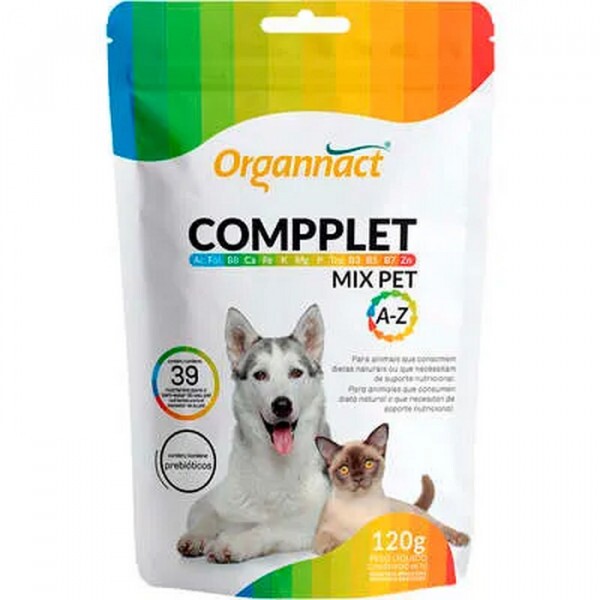 Suplemento Compplet Mix Pet A-Z Organnact 120 g