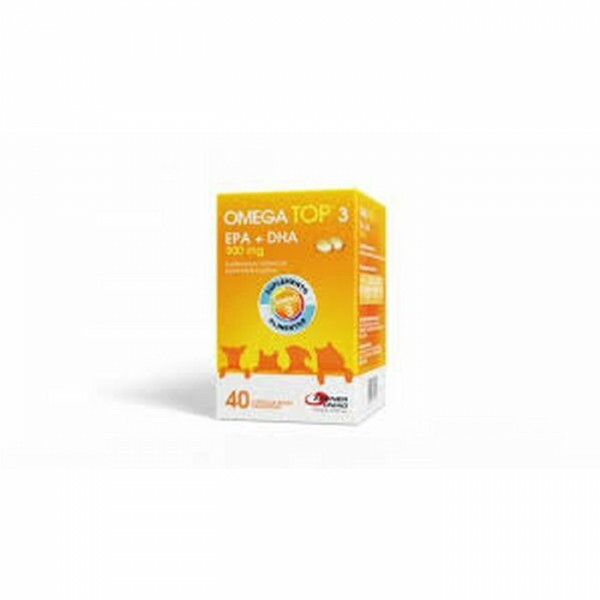 Suplemento Alimentar Ômega Top 3 500 mg para Cães e Gatos