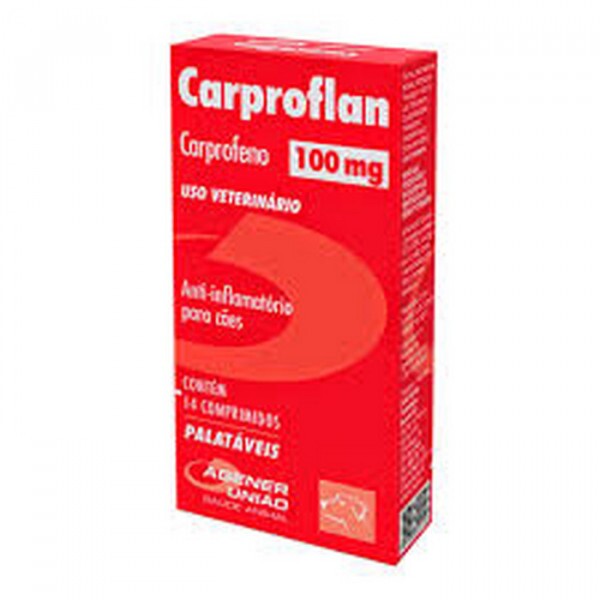 Carproflan Agener União 100mg 14 Comprimidos