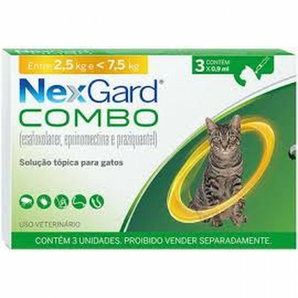 NEXGARD COMBO CAT 0,9ML 2,5-7,5KG 01 UN
