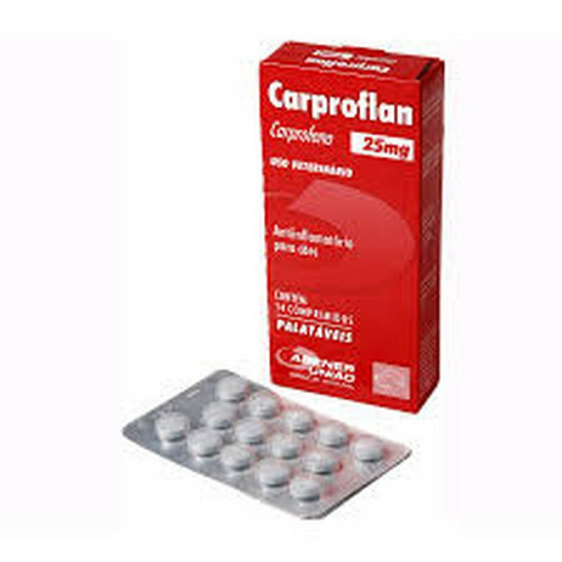 Carproflan Agener União 25mg 14 Comprimidos
