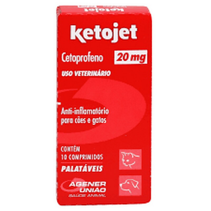 Ketojet Agener União 10 Comprimidos 20 MG 