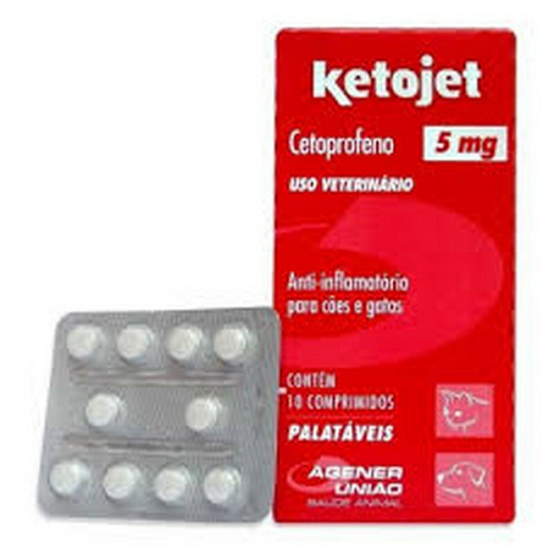 Ketojet Agener União 10 Comprimidos 5 MG 