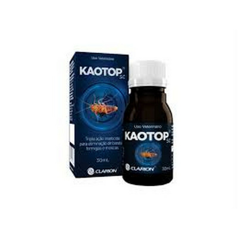 KAOTOP® SC 30ml Vetoquinol- Inseticida Tripla Ação